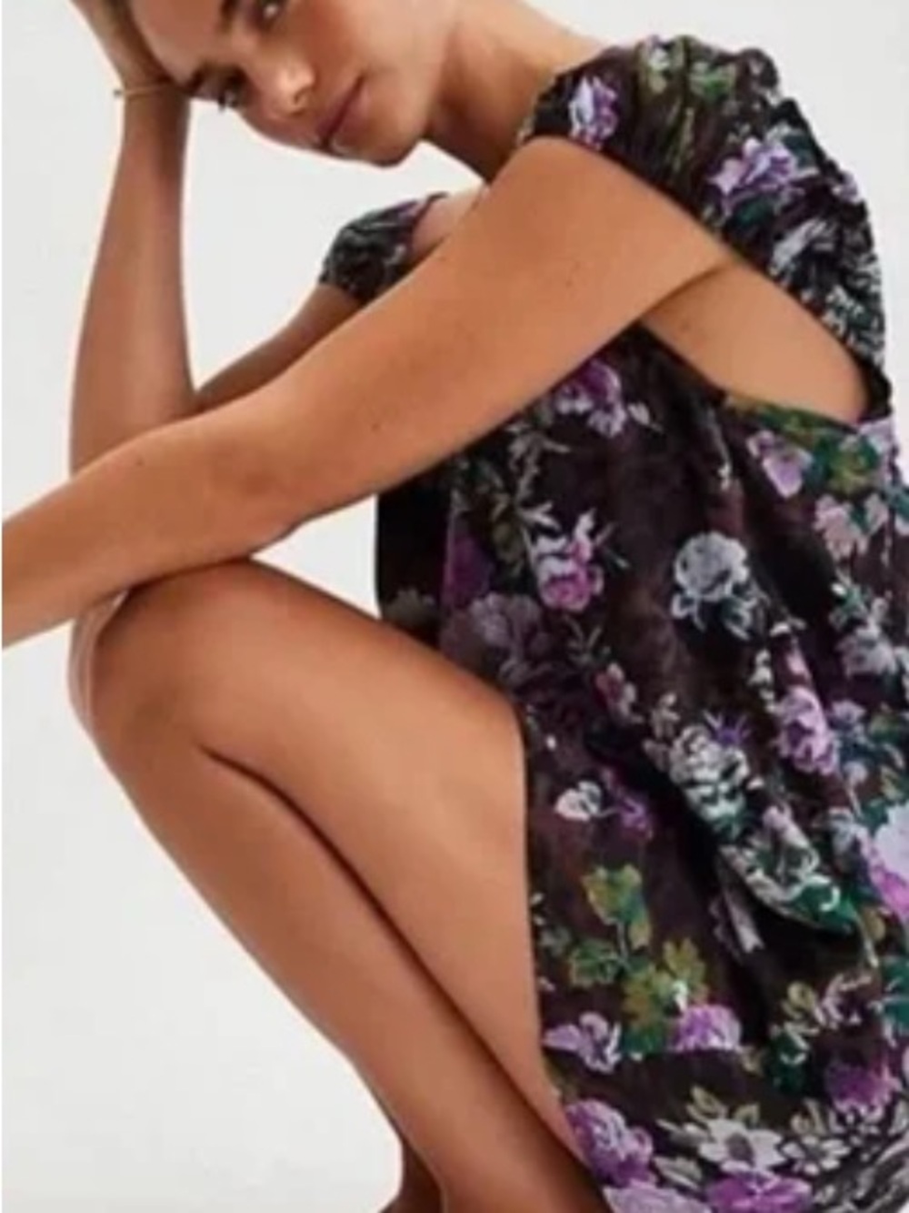 Free People Wildflower Floral Mini Dress